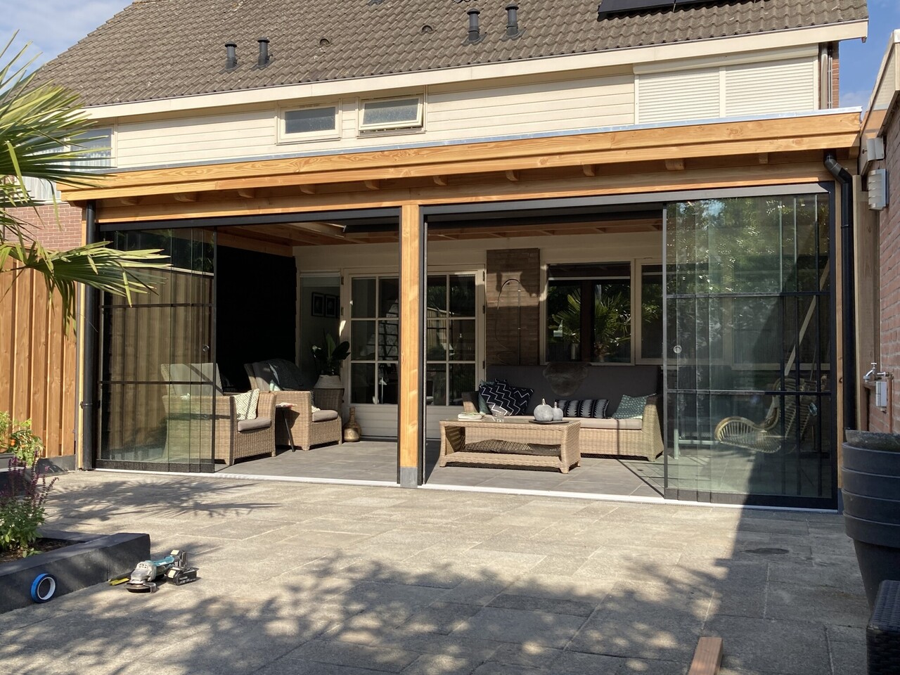 Pext Terrasoverkapping Muuraanbouw Klassiek Pext Terrasoverkapping Muuraanbouw Klassiek