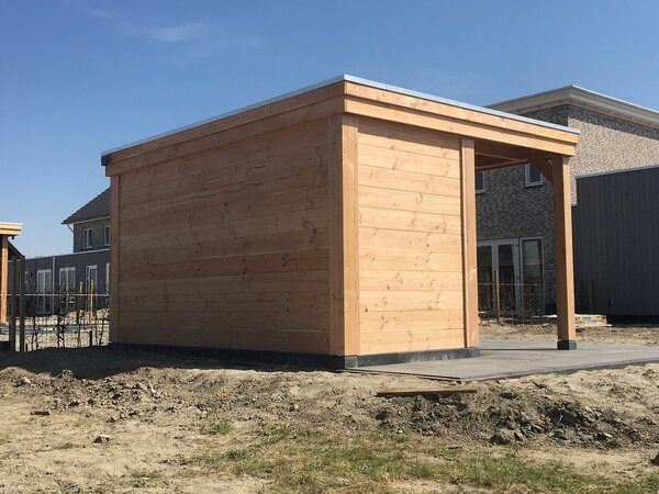 Pext Wand Blokhutprofiel 245cm hoog Pext Wand Blokhutprofiel 245cm hoog