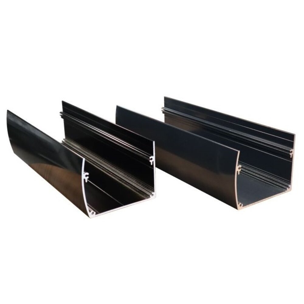 Pext Aluminium siergoot zwart (RAL9005) Pext Aluminium siergoot zwart (RAL9005)
