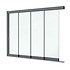 Glazen Schuifwand 4 spoor Glazen Schuifwand 4 spoor