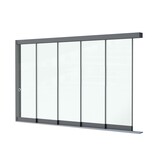 Glazen Schuifwand 5 spoor Glazen Schuifwand 5 spoor