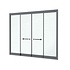 Glazen Schuifwand 2 spoor - 4 delig Glazen Schuifwand 2 spoor - 4 delig
