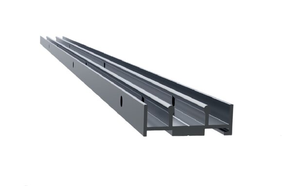 Steellook Glazen Schuifwand 2 spoor Steellook Glazen Schuifwand 2 spoor