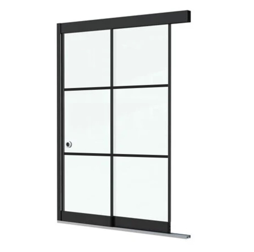 Steellook Glazen Schuifwand 2 spoor Steellook Glazen Schuifwand 2 spoor