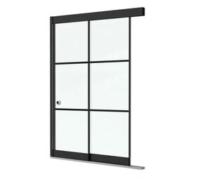 Steellook Glazen Schuifwand 2 spoor Steellook Glazen Schuifwand 2 spoor