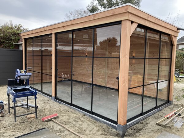 Steellook Glazen Schuifwand 2 spoor Steellook Glazen Schuifwand 2 spoor