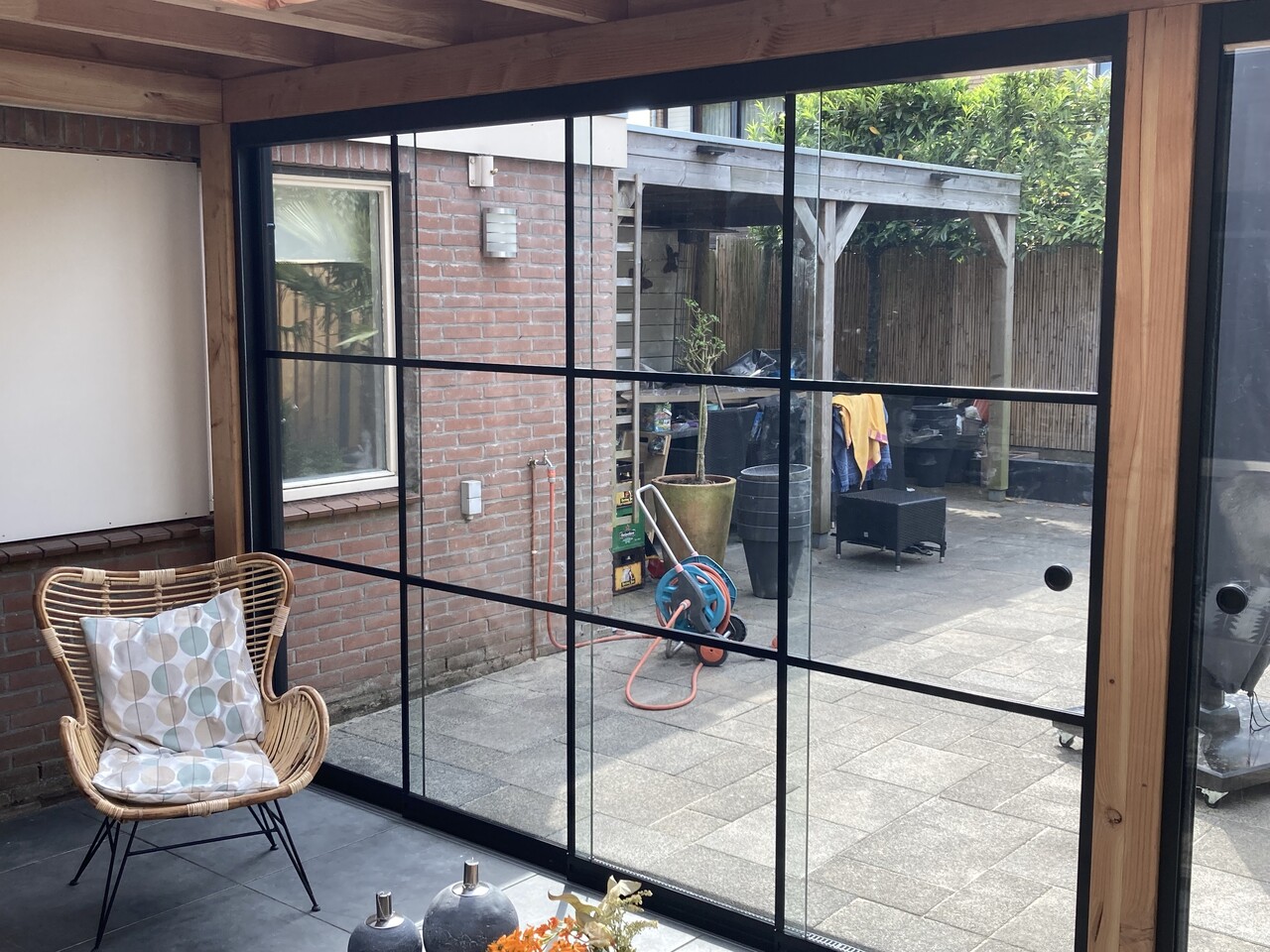 Steellook Glazen Schuifwand 2 spoor Steellook Glazen Schuifwand 2 spoor