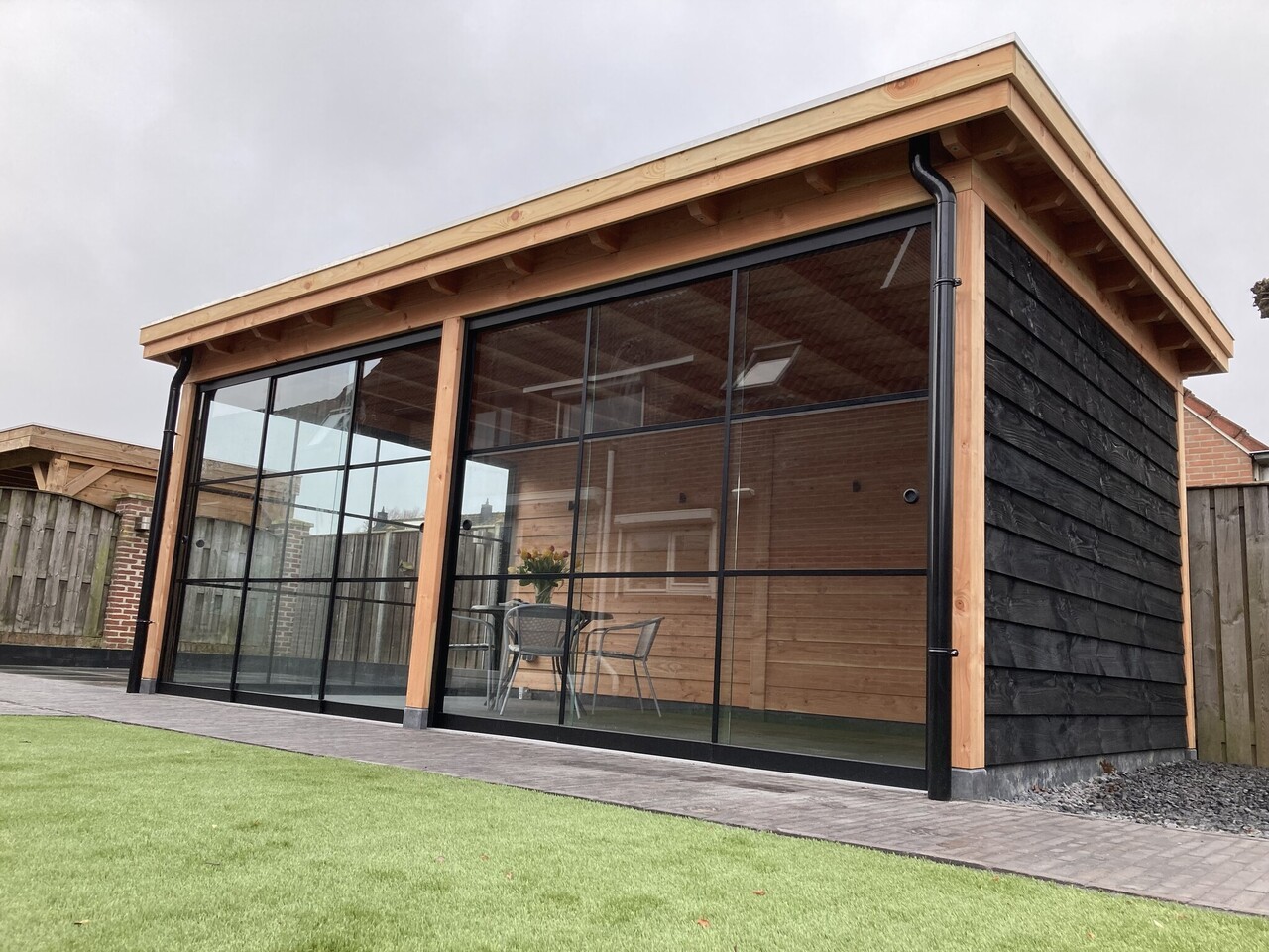 Steellook Glazen Schuifwand 3 spoor