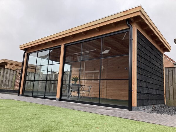 Steellook Glazen Schuifwand 3 spoor