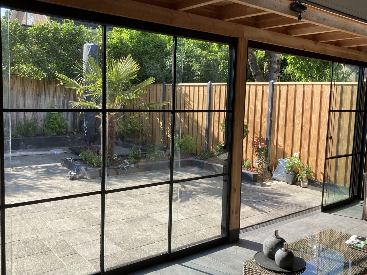 Steellook Glazen Schuifwand 2 spoor - 4 delig Steellook Glazen Schuifwand 2 spoor - 4 delig