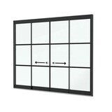 Steellook Glazen Schuifwand 2 spoor - 4 delig Steellook Glazen Schuifwand 2 spoor - 4 delig