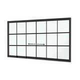 Steellook Glazen Schuifwand 3 spoor - 6 delig Steellook Glazen Schuifwand 3 spoor - 6 delig