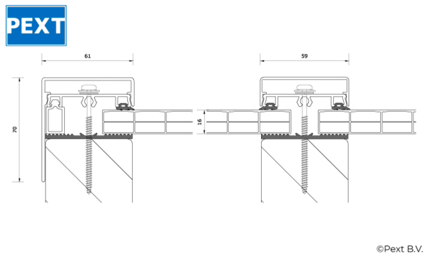 Pext Veranda DD50 vrijstaand Pext Veranda DD50 vrijstaand