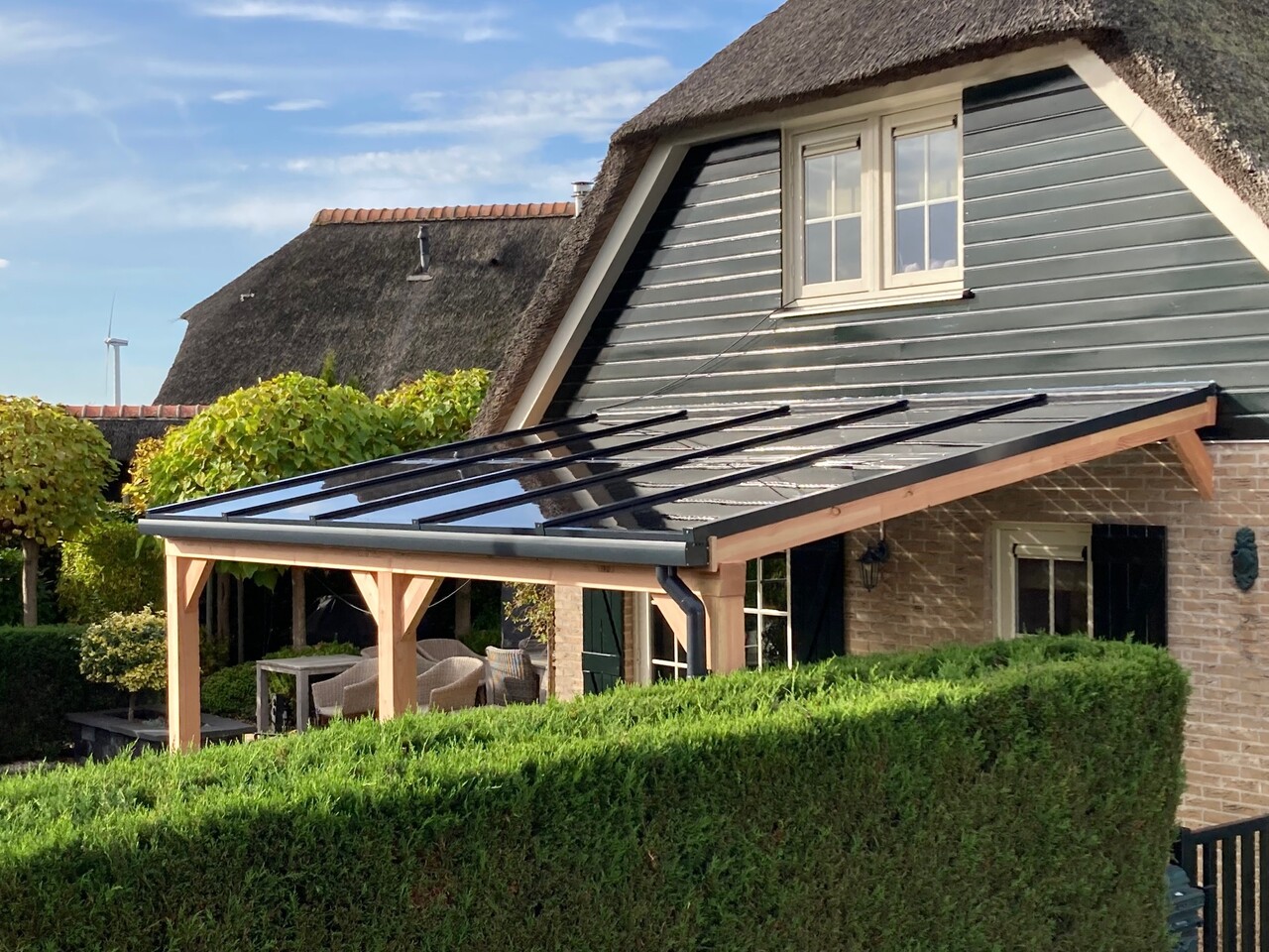 Pext Solar Veranda / Carport muuraanbouw Pext Solar Veranda / Carport muuraanbouw