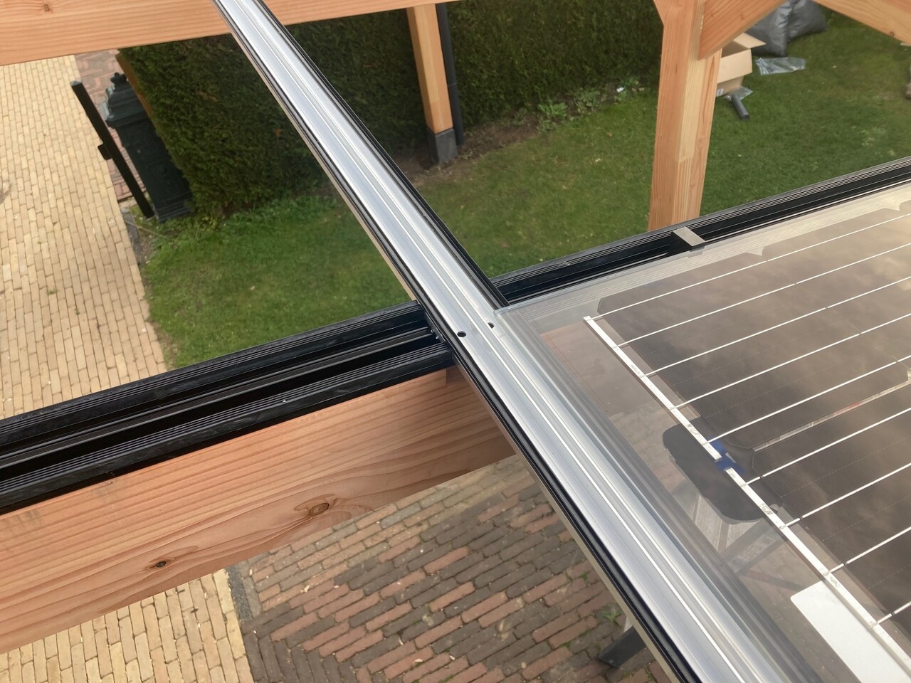 Pext Solar Veranda / Carport muuraanbouw Pext Solar Veranda / Carport muuraanbouw