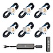 Hamulight LED Inbouwspots Set 6 st. – Incl. Afstandsbediening & Transformator