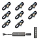 Hamulight LED Spots 8-Delige Set met Afstandsbediening + Trafo