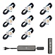 Hamulight LED Spots 8-Delige Set met Afstandsbediening + Trafo