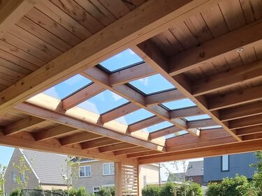 Lichtstraat overkapping