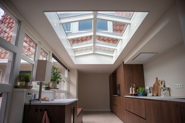 Geïsoleerde Lichtstraat Zadeldak HR++