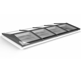 Pext Geïsoleerde Lichtstraat Zadeldak HR+++