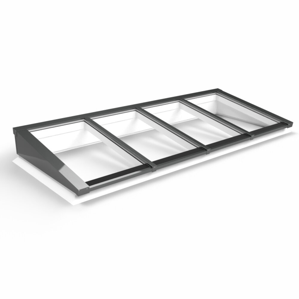 Geïsoleerde Lichtstraat Lessenaarsdak HR+++ Geïsoleerde Lichtstraat Lessenaarsdak HR+++