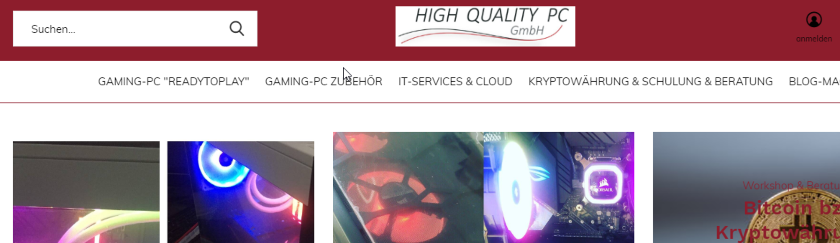 Neuer Onlineshop und damit neue Homepage