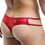 Sexyboy Red Latex look thong