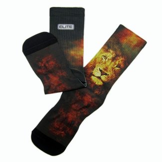 Elite Elite Lion print urban socks