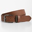 Velez Velez leather belt engraved cognac