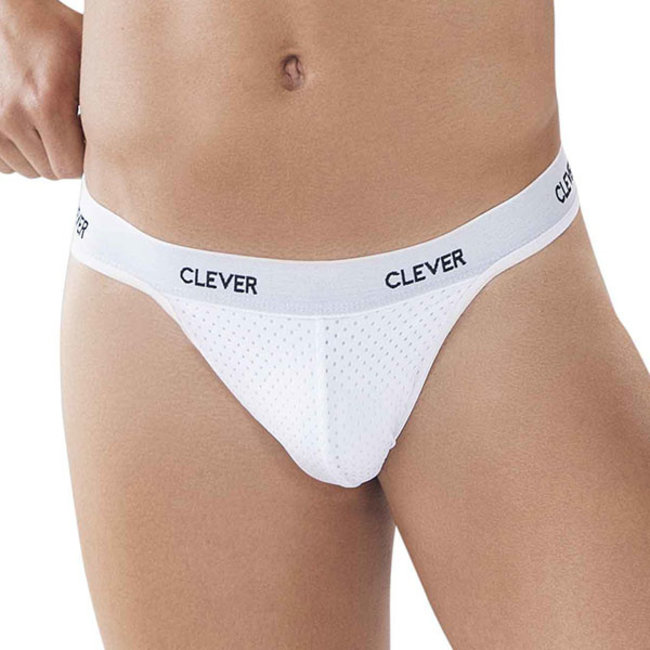 Clever Moda Thong Mesh Black Men's Underwear (M) at  Men's Clothing  store