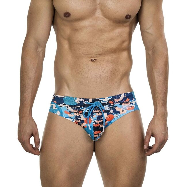 Clever grulla swimbrief multicolored