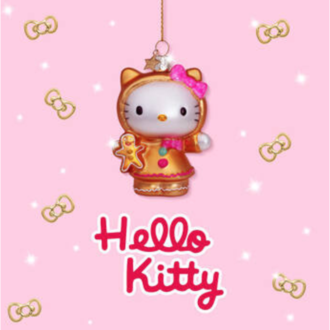 Ornament glass Hello Kitty gingerbread