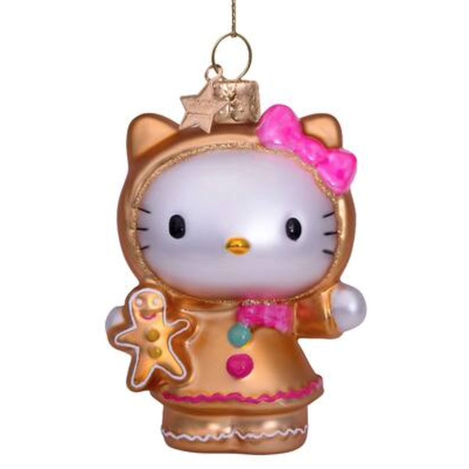 Ornament glass Hello Kitty gingerbread