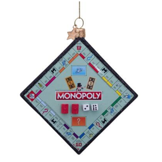 Vondels Ornament glass Monopoly playing board