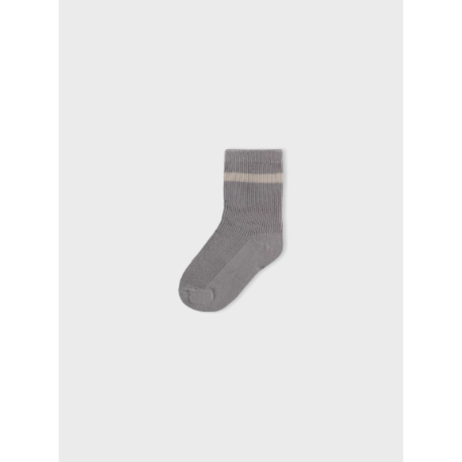 Nbmelove sock stripe sum lil, frost gray