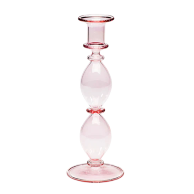 Olympia glass candle holder