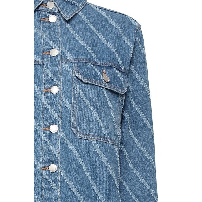 Denim blouse