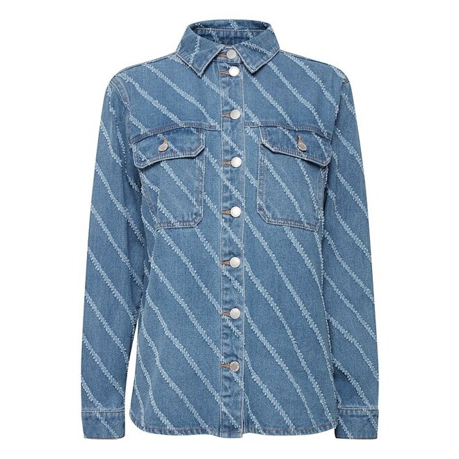Denim blouse