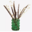 Glass vase with bubbles