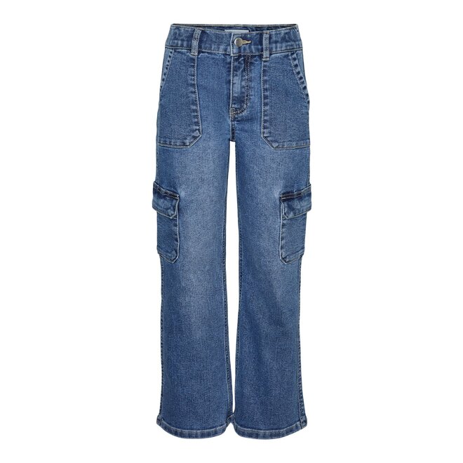 Cargo denim jeans