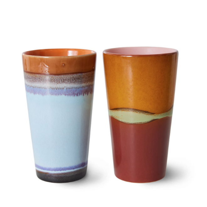 Latte mugs (set van 2)