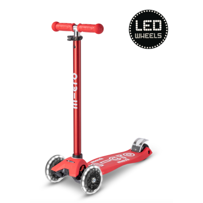 Maxi micro step deluxe led rood