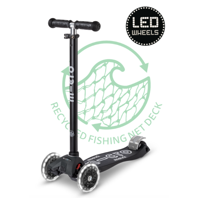 Maxi micro step deluxe eco led zwart