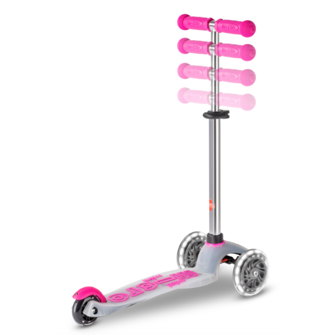 Mini micro step deluxe flux led neon roze