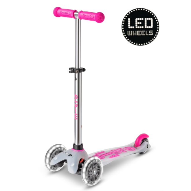 Mini micro step deluxe flux led neon roze