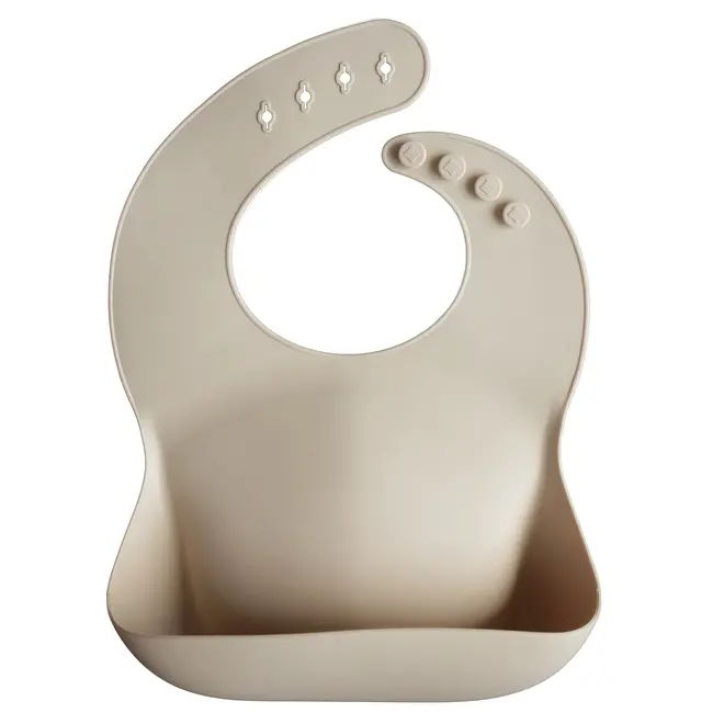 Silicone bib, shifting sand