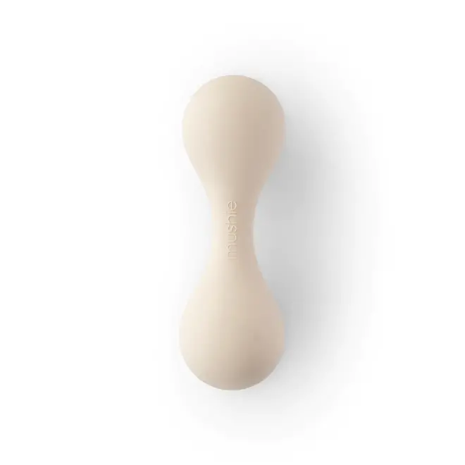 Silicone rattle toy, shifting sand