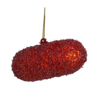 Vondels glazen kerstbal kroket