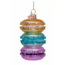 Vondels glazen kerstbal macaron tower